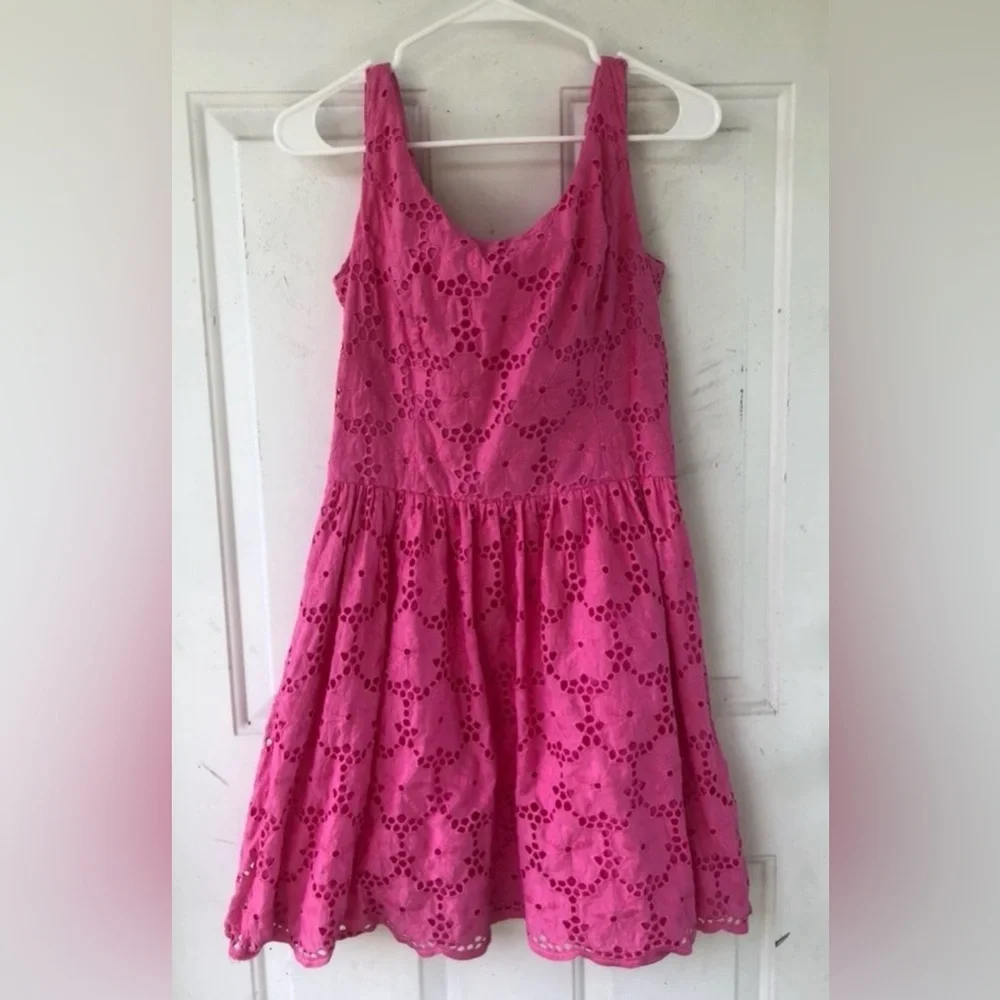 Lilly Pulitzer Vibrant Pink Dress 8 - Picture 2 of 8